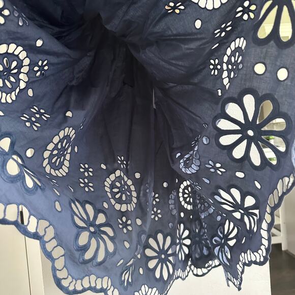 The Great. The Super Bloom Eyelet Skirt Size 1 New - Picture 4 of 6